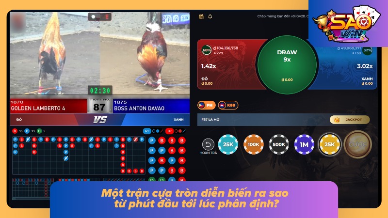 Các giai đoạn thi đấu nối tiếp cho đến khi trọng tài xác định kết quả