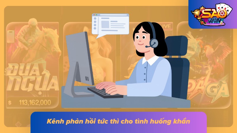 Liên Hệ Saowin 3 Kênh phản hồi nhanh giúp gửi thông tin khi cần xử lý gấp