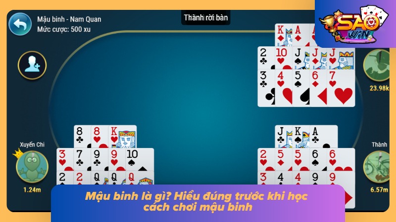Bộ bài được chia thành nhiều chi để người chơi sắp xếp
