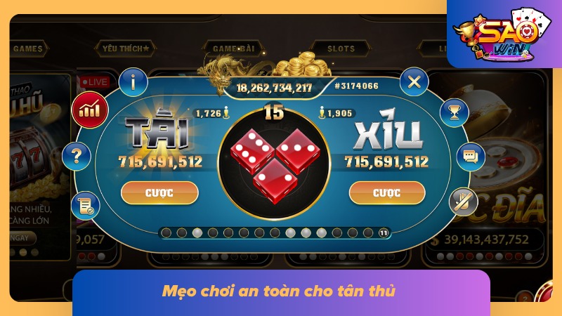 Nổ Hũ Tài Xỉu SAOWIN - Nơi Đẳng Cấp Nói Lên Tất Cả 6 Mẹo nhỏ dành cho tân thủ muốn khám phá sảnh SAOWIN