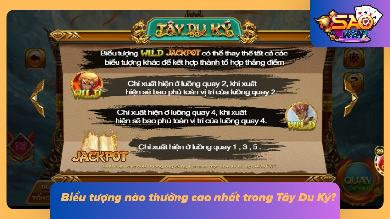 Nổ Hũ Tây Du Ký | Review Bảng Thưởng, Gameplay Và Mẹo Săn Hũ 4 Mỗi linh vật và nhân vật được xếp theo giá trị trong bảng trả thưởng