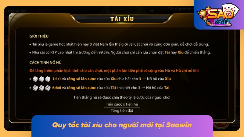 Một số quy luật cơ bản ở bàn tài xỉu