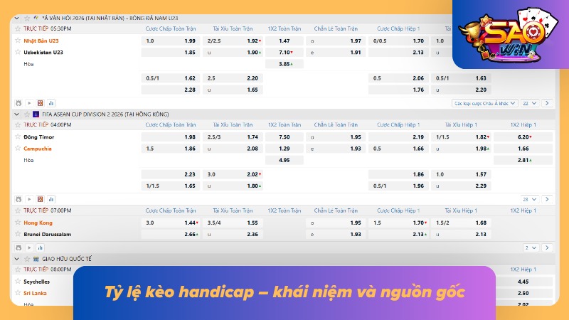 Bảng cược mô phỏng sự khác biệt giữa đội cửa trên và cửa dưới